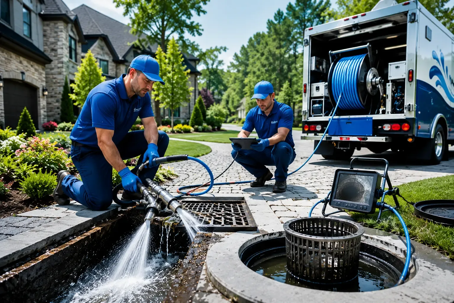 Local outdoor drain cleaning professionals in Linn, TX