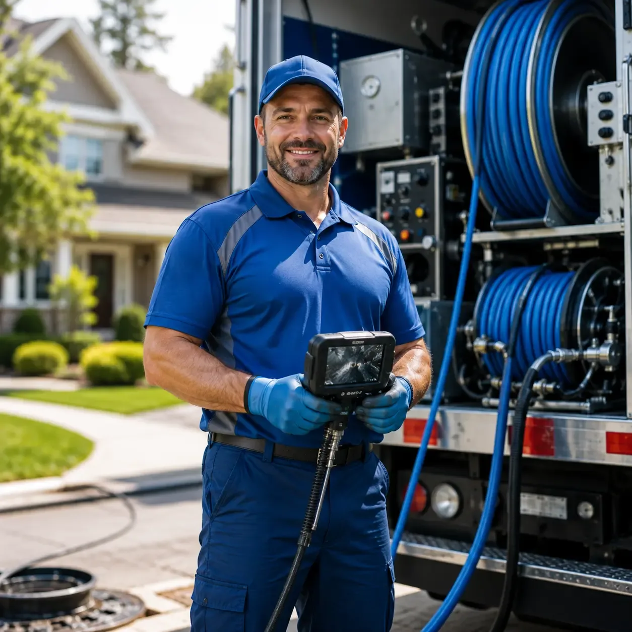 Local outdoor drain cleaning specialists in Linn, TX